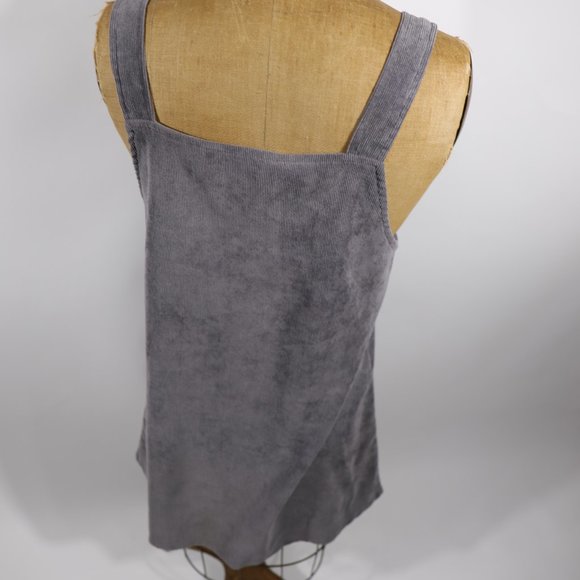 Denim overall skirt, grey/charcoal. - Picture 6 of 9